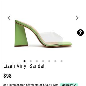 SCHUTZ LIZA LIME GREEN 8.5 NEW NEVER WORN IN BOX